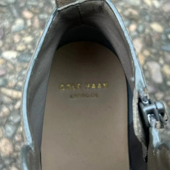 Cole Haan Women's Chesney Bootie Ankle Boot Shoes, Greystone Leather Size 9.5 - Picture 8 of 13